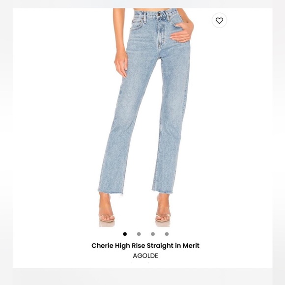 Agolde size 28 - longer straight length perfect for fall. - Picture 4 of 5